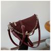 Bolso nuevo transfronterizo para mujer 2024 sentido de alta gama otoño e invierno bandolera bandolera moda bolso cuadrado pequeño