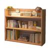 Estantería de Escritorio Sencilla para Dormitorio Estante de Almacenamiento Multicapa Organizador de Escritorio para Estudiantes en Casa Estante con Cajón de Madera Maciza