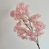 Flor Artificial Lilás Criptografada Flor de Cerejeira Ornamentos de Luxo para Casa Sala de Estar Salão de Casamento Decoração de Teto de Casamento Flores Artificiais