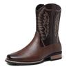 Botas de Vaquero Occidentales de Talla Grande, Caña Alta, Bordadas, Retro, Estilo Pareja Europeo y Americano, Botas de Motocicleta de Moda, Botas de Montar, Botas de Caballero