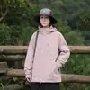 Novo Traje de Corrida Três em Um Masculino 2024 com Forro de Grafeno Removível Quente Forrado com Lã Engrossado Feminino para Montanhismo Tendência