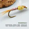 White Egret Fly Ly070 Isca Spinner Isca de Pesca com Mosca Isca Artificial Gancho de Mosca Gancho de Pena