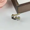 Nuevo Anillo de Pluma Desgastada Transfronterizo Europeo y Americano Nuevo Estilo Étnico Nicho para Mujer Anillo de Plata Estilo Chino Anillo Abierto