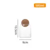 Frasco de Almacenamiento con Tapa Esférica, Frasco Sellado para Granos de Café, Almacenamiento de Frutas Secas y Granos para Cocina, Frasco para Té, Frasco de Vidrio Sellado Creativo