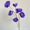Flores Artificiales para Boda Colección Morada Serie Salón de Bodas Jardín Monet Arco Exterior Muro de Flores Estudio Fotográfico Floral Paisajismo