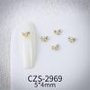 Joias de Unhas de Liga Metálica com Laço Exquisito Laço de Fita Mini Decoração Estereoscópica para Unhas Acessórios ZS2969