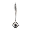 Espátula de Acero Inoxidable Daoqi Personalizada Herramientas de Cocina para el Hogar Cuchara para Sopa Colador Hueco Aislado Engrosado Anti-quemaduras