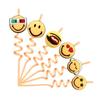 Nova Série de Pacotes de Emoticons Palha Mancha Mancha Forma Espiral Animal de Estimação Palha Festa Decoração Amazon Transfronteiriço