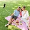 Palo selfie Bluetooth Qqe, Trípode extensible, Herramienta de disparo Bluetooth portátil para viajes, Soporte para teléfono para transmisión en vivo