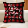 26 Estilo Novo Árvore de Natal Múltiplos Estilos Capa de Almofada Ano Novo Capa de Almofada Árvore de Natal Alce Floco de Neve Almofada Atacado