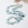 Collar de Grava de Ágata de Cristal Natural al por Mayor, Cuentas de Ágata de Cristal de Piedra Natural de Forma Irregular, Cuentas Sueltas