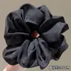 Goma para el pelo tipo scrunchie oversized de estilo coreano con múltiples capas, liga para el pelo de estilo perezoso, cuerda para coleta, accesorio para el pelo de alta gama