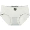Ropa interior de seda helada sin costuras de nailon para mujer, entrepierna de algodón, transpirable, pequeña, fresca y linda, calzoncillos para niñas