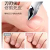 Cortacutículas para salones de uñas, herramienta especializada para recortar las uñas de los dedos de las manos y eliminar la piel muerta, empujador de cutículas para los dedos de los pies, juego de herramientas de tijeras para manicura