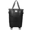 Bolsa de Viagem Grande Capacidade Roda Universal Estudante Viagem de Negócios Bolsa de Armazenamento para Maternidade Impermeável Separação Seco e Molhado Expansível Bolsa de Bagagem