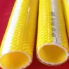 Manguera Transparente de PVC Reforzada con Fibra, Tubería Engrosada tipo Piel de Serpiente, Manguera Suave de Malla para Todas las Estaciones, Tubería de Plástico para Drenaje y Riego