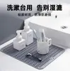 Tapete Drenante Doméstico Transfronteiriço, Tapete para Bancada e Fogão, Tapete Anti-Queimadura, Tapete de Isolamento Térmico, Tapete de Silicone para Proteção da Cozinha, Tapete para Secar Louça
