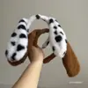 Novo Conjunto de Fantasia de Halloween Infantil da Amazon: Tiara de Animal com Orelhas de Cachorro de Pelúcia Cartoon