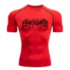 Camiseta de Manga Corta de Compresión de Secado Rápido para Hombre Teum Export Y2K Capa Base para Correr Ropa de Entrenamiento para Gimnasio Body