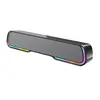 Rgb Marquee Mini Sound Blaster Áudio Desktop Longo Portátil Subwoofer Alta Potência Alto-falante Bluetooth Sem Fio