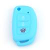 Adequado para Bolsa de Chave de Silicone Dobrável 3 Teclas Yuedong Moderno Estojo de Chave Elantra Capa Protetora de Controle Remoto Cousteau