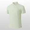 Camisa Polo de Hombre para Exteriores de Secado Rápido Manga Corta Sensación de Hielo Transpirable Anti-Mosquitos Antibacteriana que Absorbe la Humedad Logo Personalizado Verano