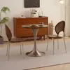 Cadeira de Jantar Nórdica de Madeira Maciça para Uso Doméstico, Cadeira de Mesa de Jantar Shell da Moda, Cadeira Minimalista Moderna de Luxo Leve com Encosto, Cadeira Sol Retrô