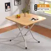 Mesa dobrável para uso doméstico, mesa de jantar para apartamento pequeno, dormitório, portátil para uso externo, adequada para montar barracas, mesa quadrada ou redonda, rápida de guardar