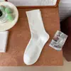Calcetines Blancos Holgados de Algodón Puro para Mujer, Calcetines Negros Sin Costuras de Media Pantorrilla para Otoño e Invierno, Calcetines Largos, Calcetines Zhuji