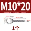 Tornillos de Ojal de Acero Inoxidable 304 con Ganchos de Anilla, Tornillos de Ojal Auto-Perforantes Auto-Roscantes, Tornillos para Madera de Audio