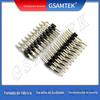 Barra de Pinos Horizontal de Linha Dupla com Passo de 2,54/2,0, Conector de Transmissão Horizontal de Alta Velocidade Estável Compatível com PCB