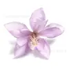 Flor Artificial Fresca Cabeça de Flor de Lírio DIY Grampo de Cabelo Manual Guirlanda Ornamentos de Cabelo Materiais