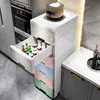 Gabinete de Almacenamiento Estrecho de 20-30 cm Tipo Cajón de Plástico Gabinete Organizador de Cocina Engrosado Gabinete de Baño Gabinete Angosto