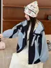 Chaqueta dulce con lazo estilo coreano para niñas, nueva colección otoño 2026, cortavientos con capucha de corte holgado en bloques de color para niños mayores