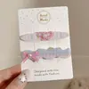 2026 Nuevo Pasador de Pelo de Dibujos Animados Pasador de Pelo Dulce con Lazo Pinza Lateral Exquisita de Gama Alta Pinza de Pato