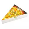 Caixa de Pizza Triangular Caixa de Pizza 9 Polegadas Caixa de Embalagem Caixa de Papel para Pizza Caixa de Pizza Triangular com Cantos Cortados