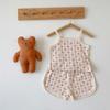 Pijama Original para Niños Estilo Danés Ropa de Casa para Niños Traje de Pijama de Tirantes de Verano Ropa para Bebé