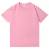 Camiseta de algodón 100% de 220g con logo estampado, cuello redondo, color liso, corte holgado, adecuada para publicidad, eventos culturales y como ropa de trabajo; de manga corta