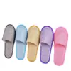 Chinelos Descartáveis para Verão, Embalados Individualmente, Espessos, Antiderrapantes, para Salões de Beleza, Pousadas, Suprimentos de Hotel, Meio Coberto de Linho, Atacado