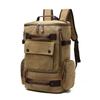 Mochila de Lona Transfronteriza para Hombre Mochila de Gran Capacidad Bolsa para Computadora Bolsa de Viaje Casual Multiusos