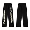 Conjunto de Sudadera con Capucha y Pantalones de Marca de Tendencia Hellstar Europeo y Americano Transfronterizo Estampado de Letras Holgado de Tendencia