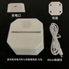 Alto-falante Bluetooth Colorido de Natal com Base de Luz Noturna 3D Decoração de Natal Luz Ambiente de Cabeceira Fábrica Fonte Atacadista