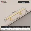 Manija de Cajón de Aleación de Zinc Estilo Francés, Manija de Puerta de Gabinete, Manija de Puerta de Armario, Herraje Minimalista de Lujo Ligero de un Solo Agujero