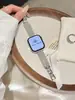 Pulseira de Metal com Zircônia e Pérolas Vazadas Adequada para Apple Watch iWatch 12ª Geração 11/10 Ultrase