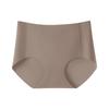 Ropa interior tipo panty sin costuras invisible de base líquida para mujer, con forma de durazno, sin apretar, sin rozaduras, de cintura media, con fuelle de seda