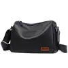 2024 Nuevo Bolso Cruzado de Piel de Vaca de Primera Capa para Hombre Bolso de Piel Genuina para Hombre Bolso Cuadrado Pequeño Bolso de Hombro Casual de Moda para Exteriores