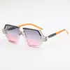 Gafas de sol cuadradas irregulares de moda, Gafas de sol negras de moda con protección UV, Perfectas para salidas diarias y sesiones de fotos