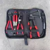 Juego de 7 piezas de alicates de corte recto y curvo, pelacables, separador de cableado de automóvil y tubería de aceite, pinzas para abrazaderas de arnés de cableado, palanca, transfronterizo