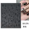 Belleza Total Transfronterizo Nuevas Pegatinas para Uñas Ins Línea Láser Dorada y Plateada Moño Corazón Pegatinas para Uñas