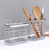 Soporte para Palillos de Cocina Doméstico de Acero Inoxidable Cesta para Palillos Caja para Guardar Palillos Colgante Escurridor Jaula para Palillos Estante para Palillos Estante de Almacenamiento